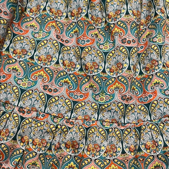 J.Crew Women's Liberty Giorgia Duke Print Side Cut Out Organic Cotton Dress - Picture 7 of 7